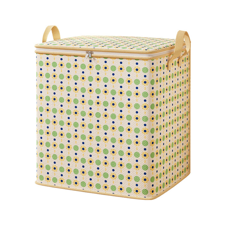 Premium Herringbone Pattern Storage Basket Bowlift