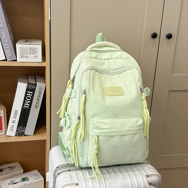 Stylish Embroidered Travel Backpack Bowlift