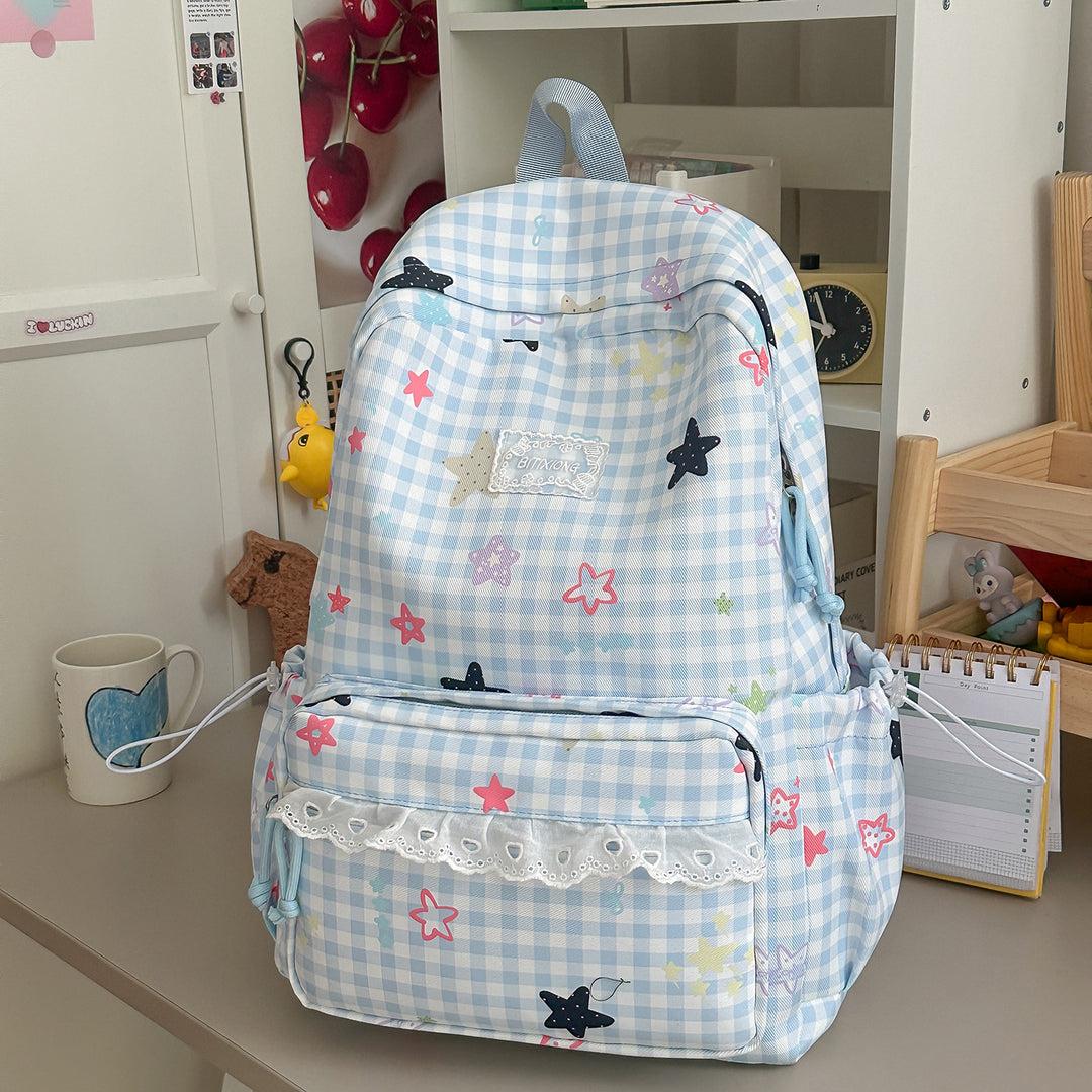 Cute Illustrated Casual Backpack Bowlift