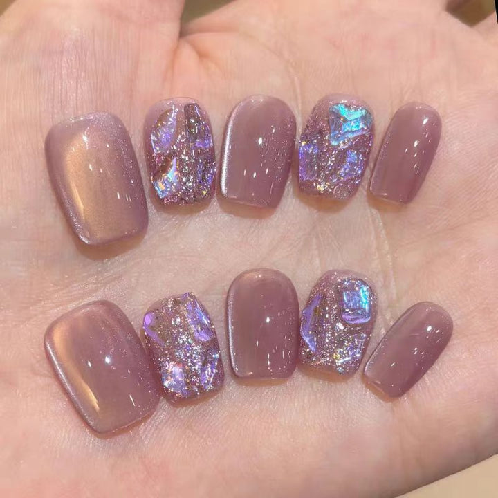 Stylized Gel Nail Art Enhancements