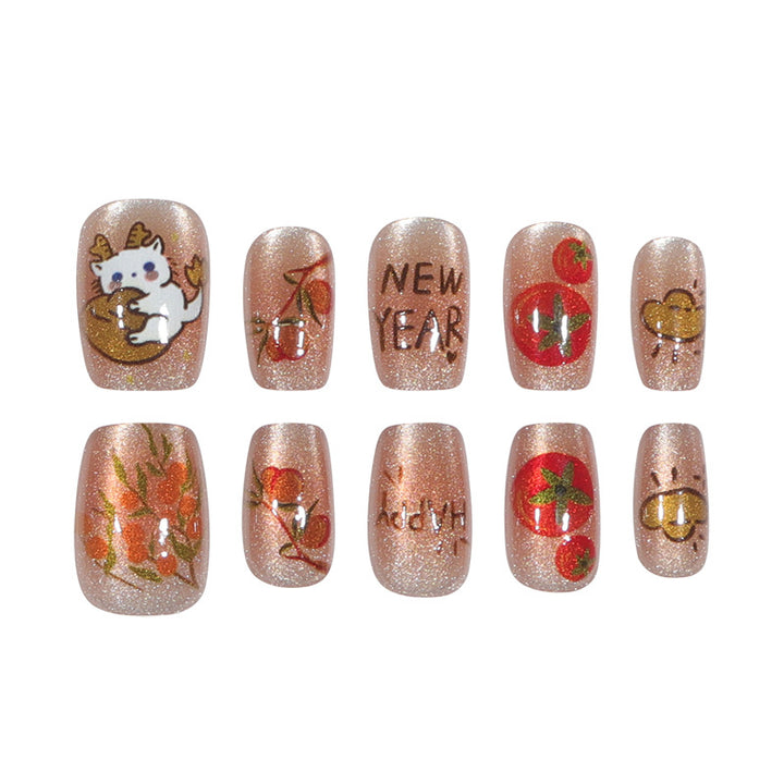 Artistic Nail Art Press-On Nails Bowlift
