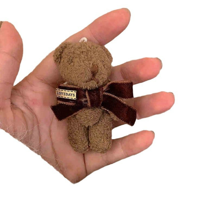 Cute Plush Bear Keychain Bowlift