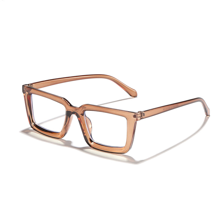 Women's modern square sunglasses with mirrored lenses Bowlift
