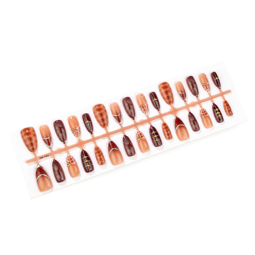 Decorative Press-On Nail Art Set