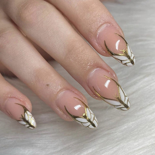 Decorative Stiletto Press-On Nail Art Bowlift