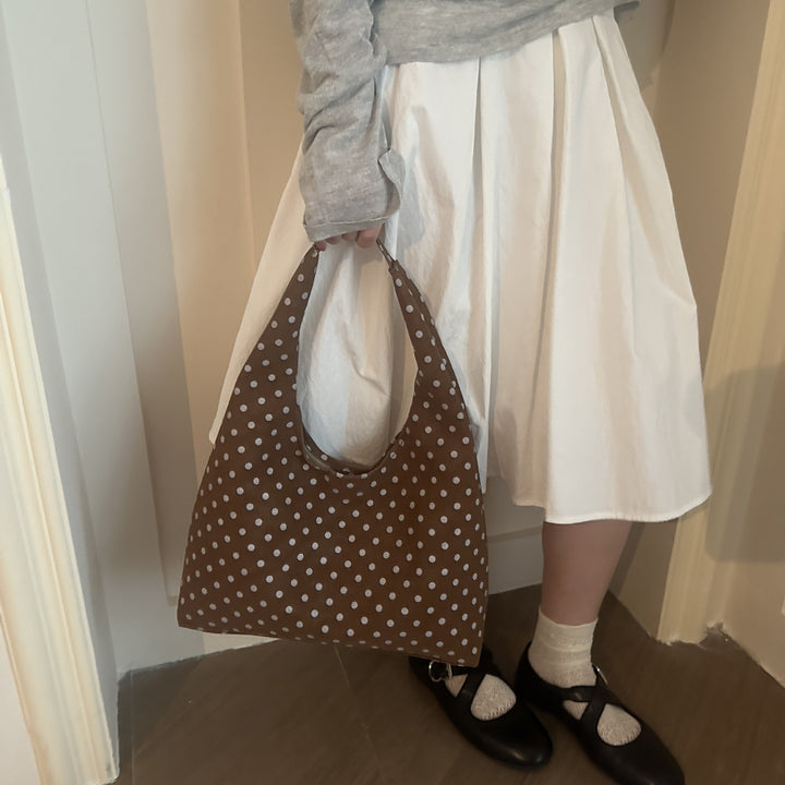 Polka Dot Hobo Bag