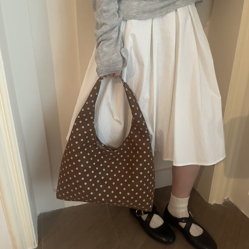 Polka Dot Hobo Bag