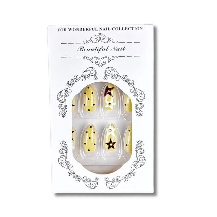 Premium Decorative Press-On Nail Art Set