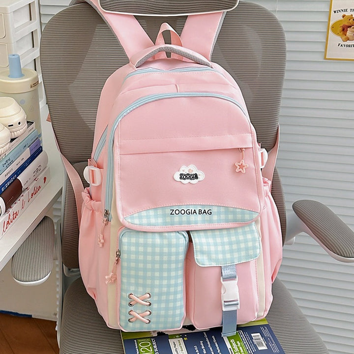 Stylish Multi-Pocket School Backpack Bowlift