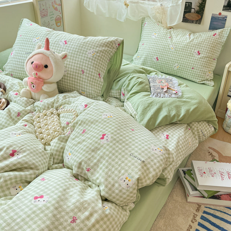 Children's Whimsical Cartoon-Themed Bedding Set