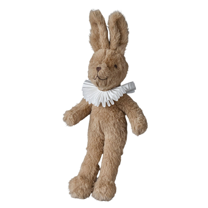 Plush Bunny Toy with Luxurious Ruffle Collar