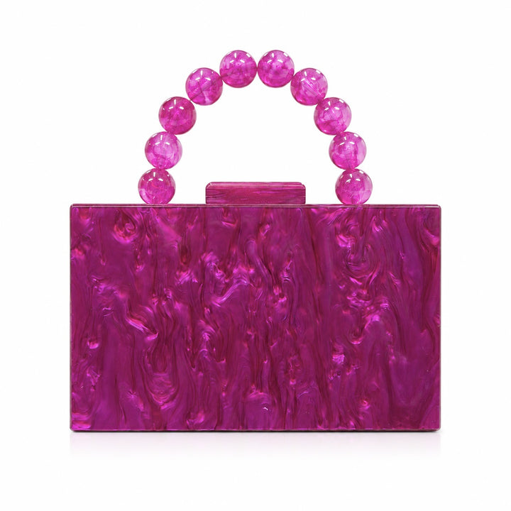 Elegant Acrylic Structured Handbag