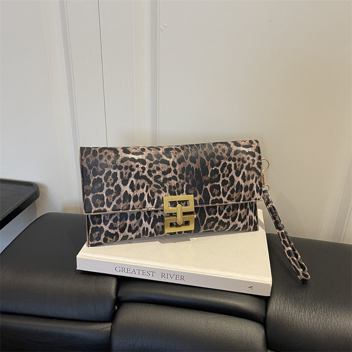 Animal Print Clutch