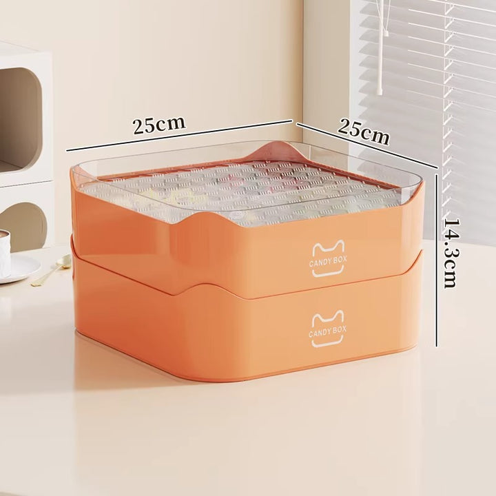 Multi-Purpose Storage Organizer with Transparent Lid Bowlift