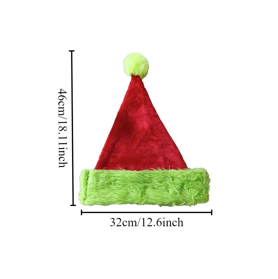 Christmas hat with plush edge