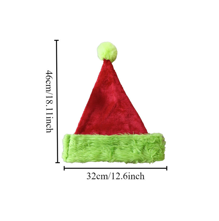 Christmas hat with plush edge