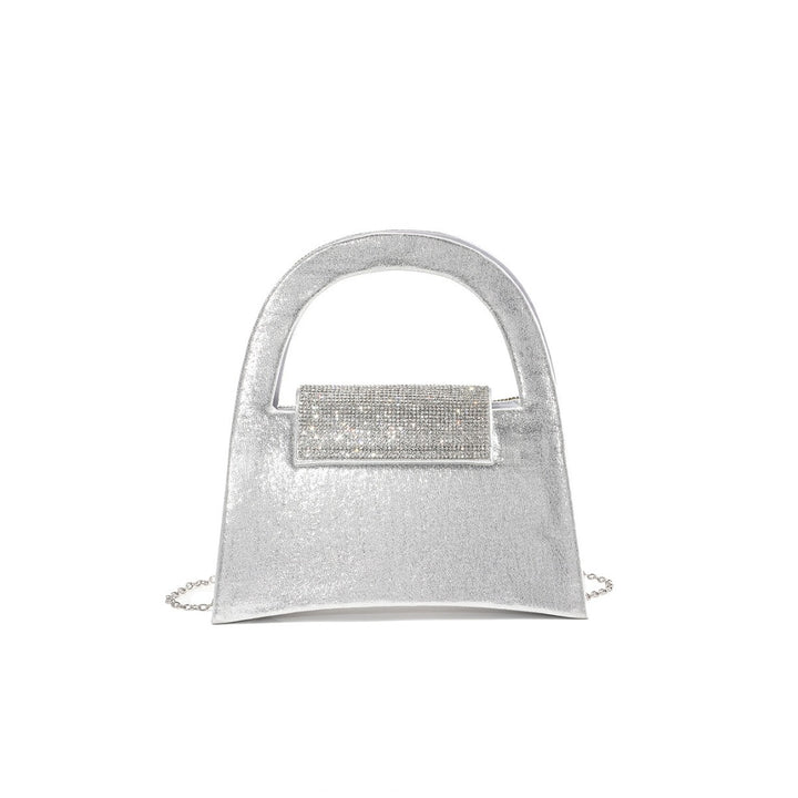 Sparkling Rhinestone-Embellished Handbag