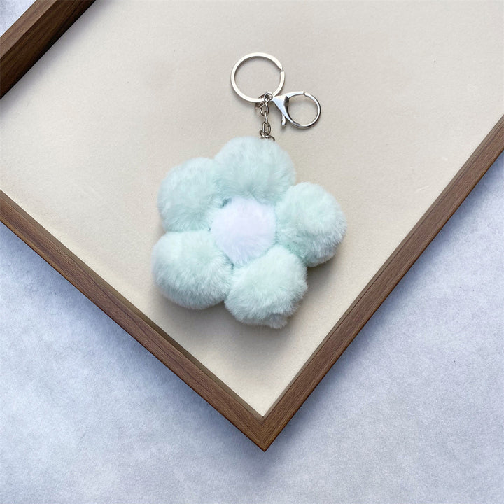 Floral Plush Keychain Bowlift