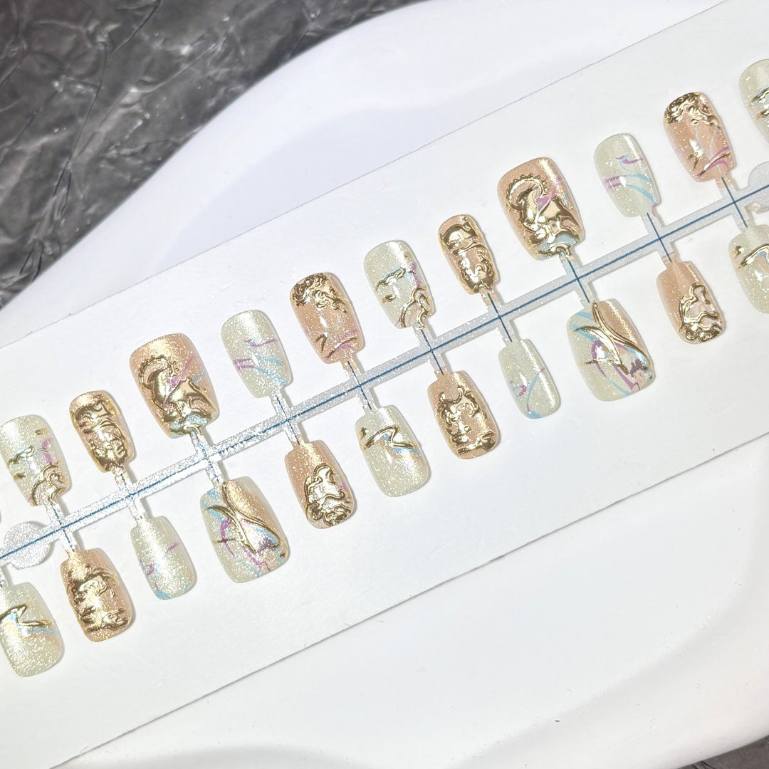 Elegant Ombre Art Press-On Nails