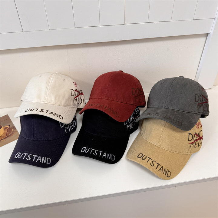 Men's Casual Cotton Embroidered Baseball Cap Bowlift