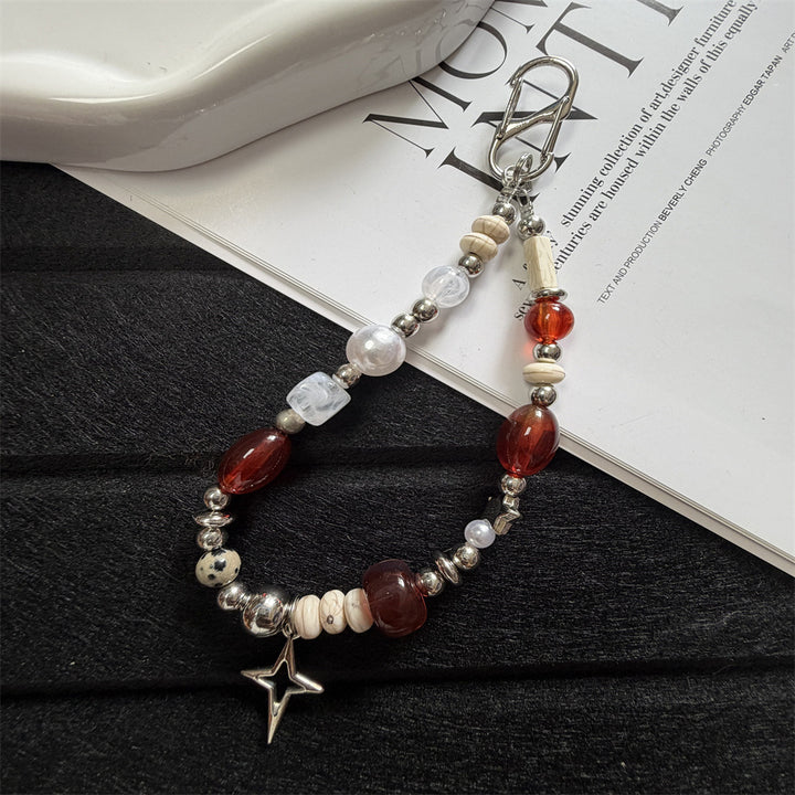 Stylish Beaded Keychain Bowlift