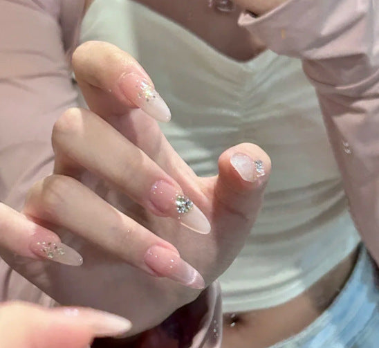 Glossy Square Tip Nail Enhancements