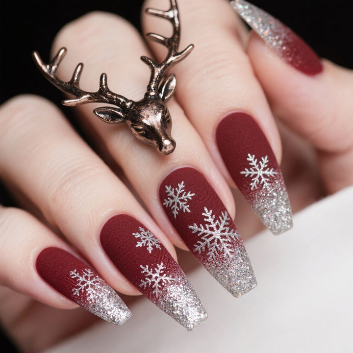 Creative Winter Nail Design Set Bowlift