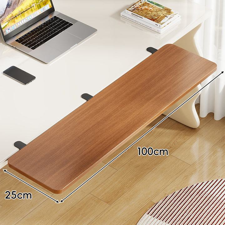 Extra-Wide Slim Under-Desk Slide-Out Keyboard and Mouse Platform