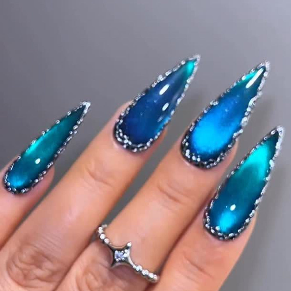 Creative artificial nails in elegant stiletto design Bowlift