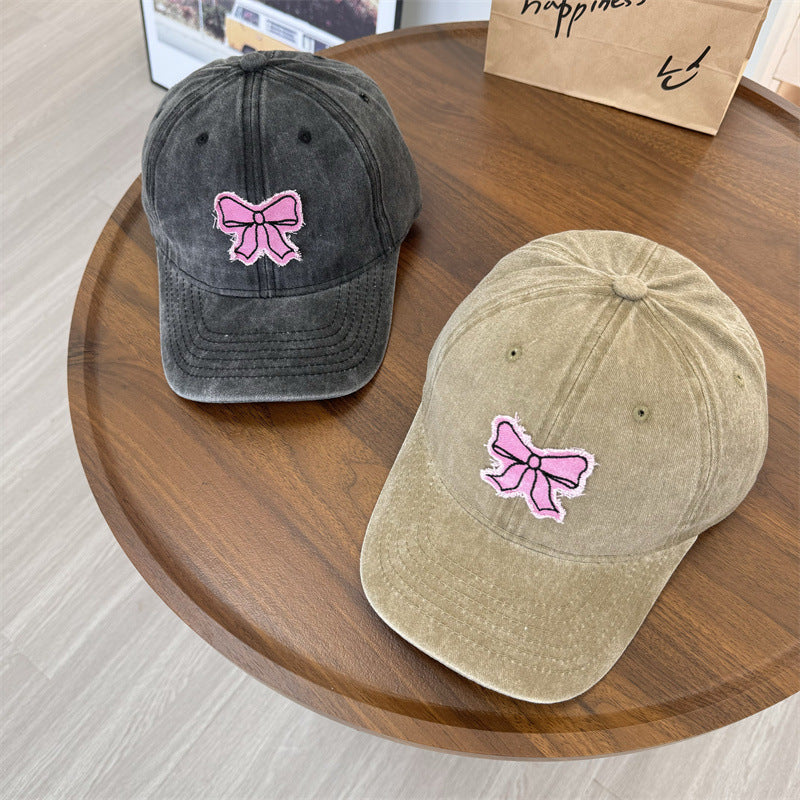Women's Vintage-Inspired Graphic Baseball Cap Bowlift