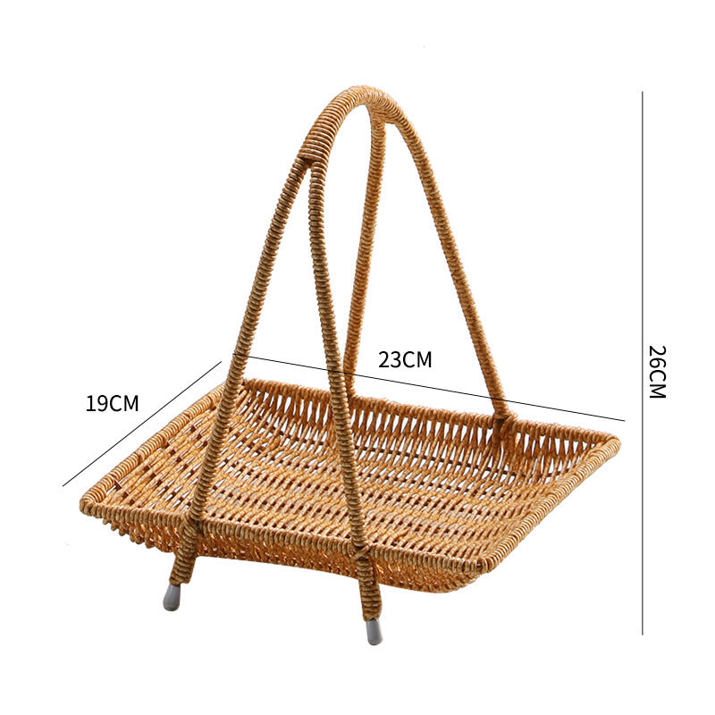 Elegant Woven Storage Basket Bowlift
