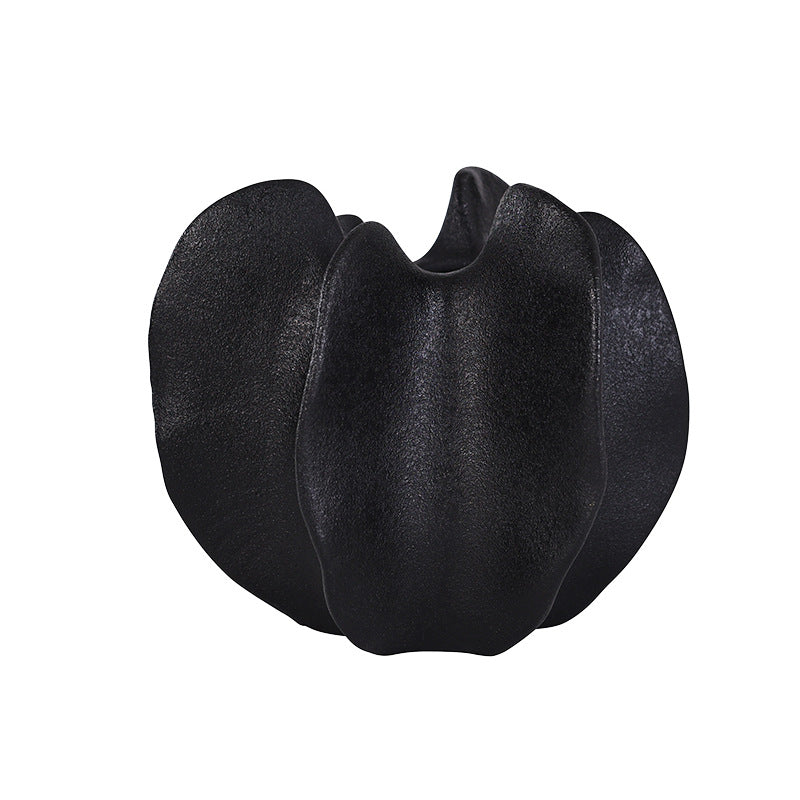 Textured Modern Decorative Ceramic Vase Bowlift