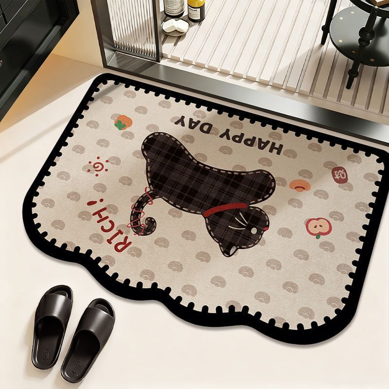 Cat-Themed Welcome Mat