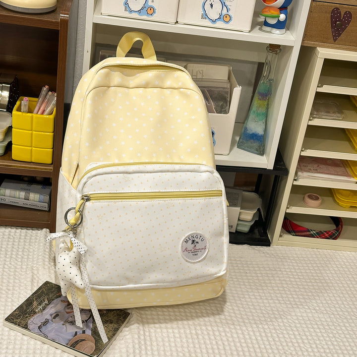 Star-Patterned Urban Backpack Bowlift