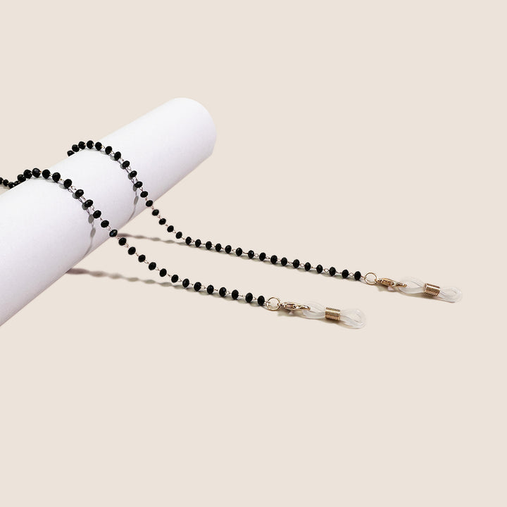 Elegant Beaded Eyewear Retainer Chain Bowlift