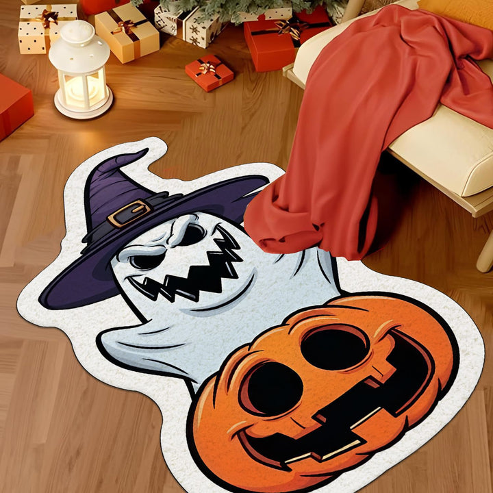 Artistic Skull-Themed Area Rug Bowlift