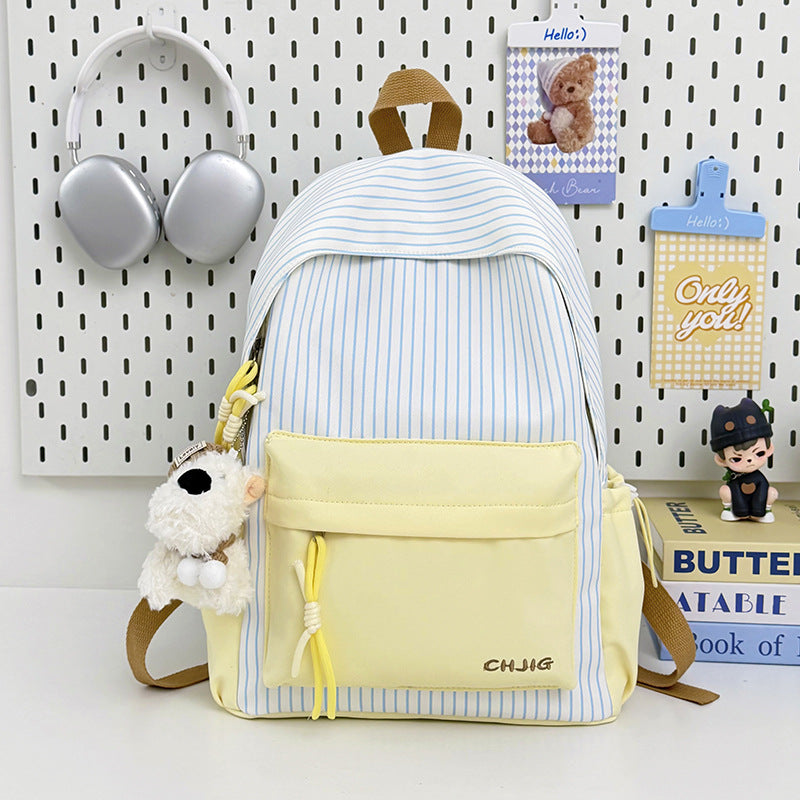 Stylish Casual Dot-Patterned Backpack Bowlift