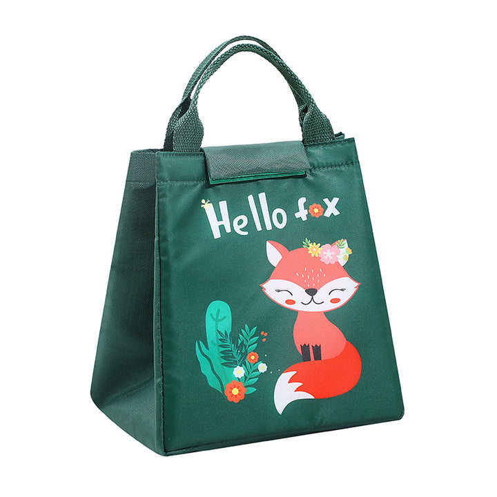 Insulated Dot-Patterned Lunch Bag Bowlift