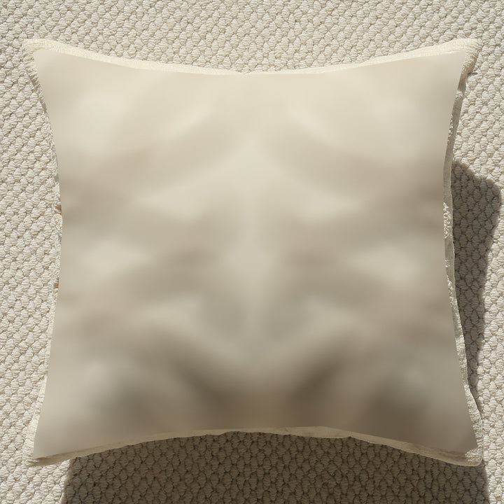Decorative cushion made of luxurious faux fur