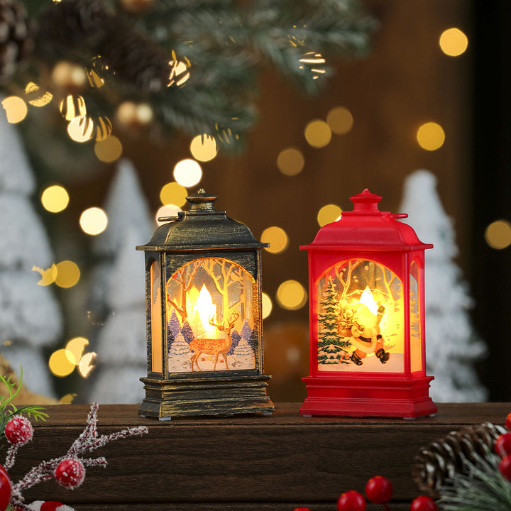 LED Illuminated Christmas Lantern Bowlift
