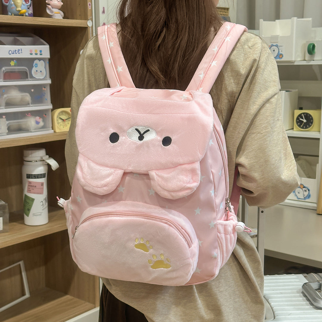 Cute Animal-Theme Plush Backpack Bowlift