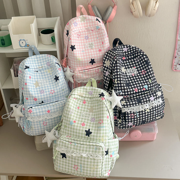 Cute Illustrated Casual Backpack Bowlift