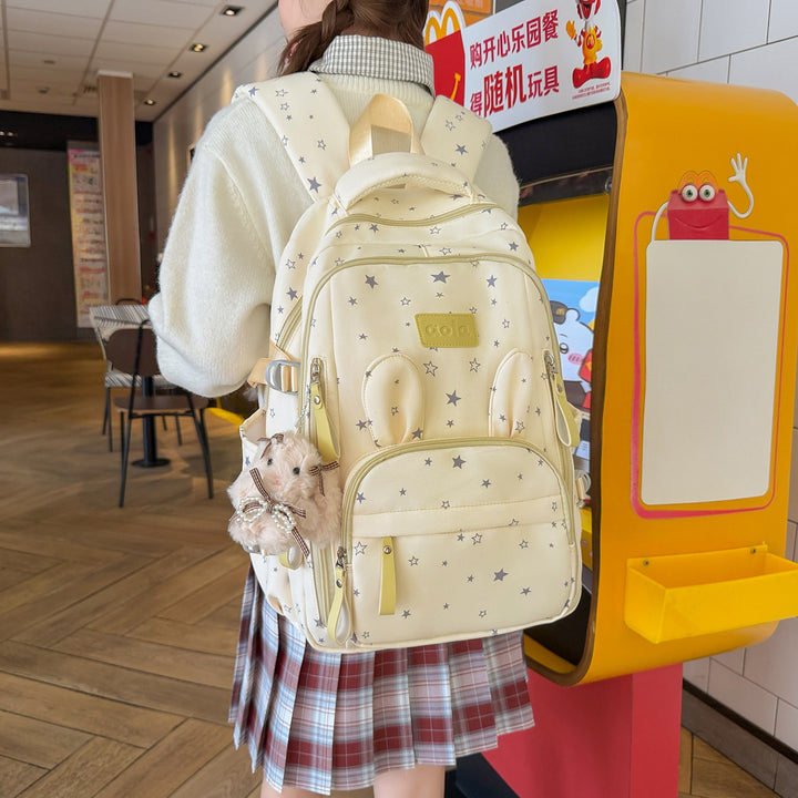 Adorable Bunny-Ear School Backpack Bowlift