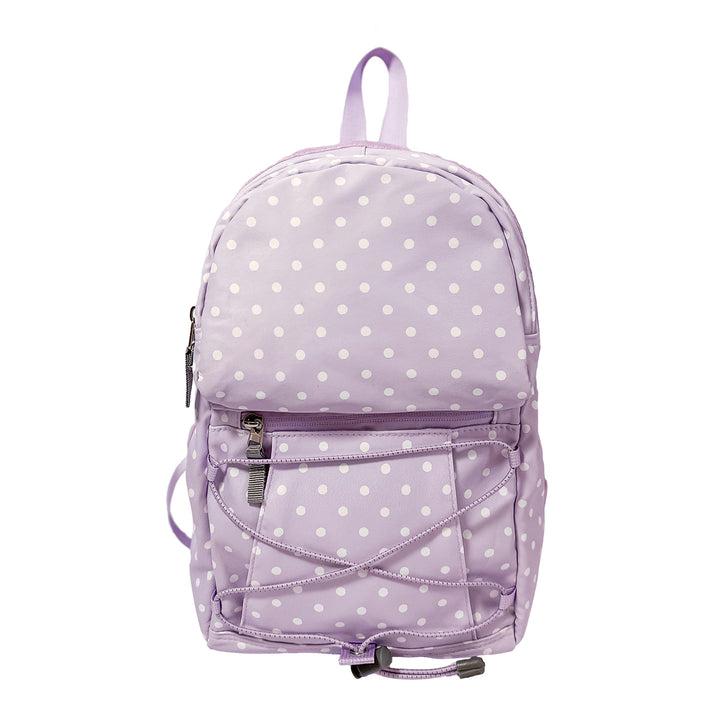 Stylish Polka Dot Backpack Bowlift