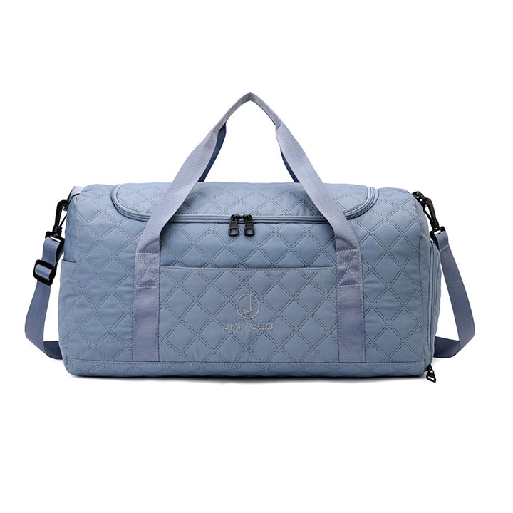 Quilted Multi-Pocket Sports Duffle Bag Bowlift