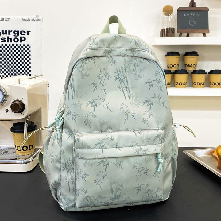 Stylish Floral Print Backpack Bowlift