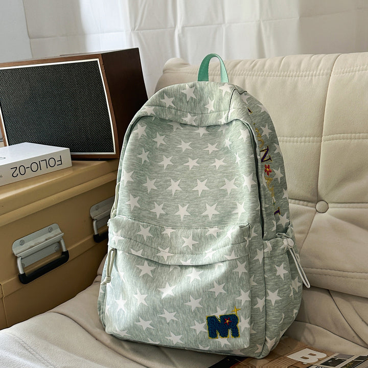 Stylish Star-Patterned Backpack Bowlift 1791204182