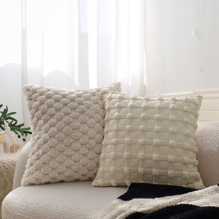 Cuddle cushion in teddy fur style Bowlift