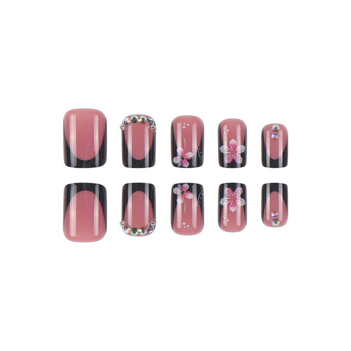 Decorative Press-On Nail Art Set Bowlift