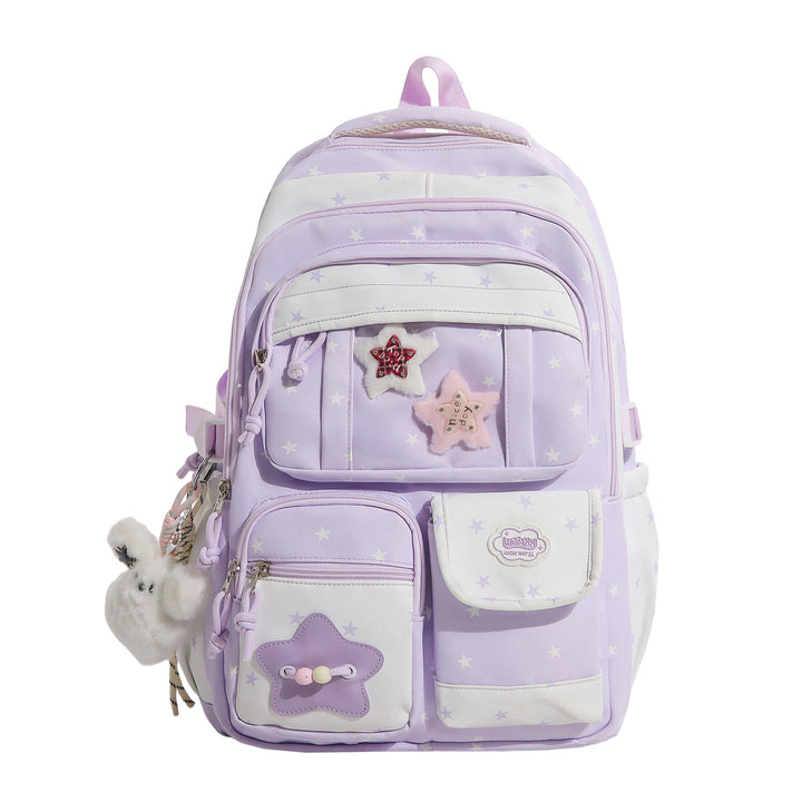 Playful Star-Embellished Backpack Bowlift